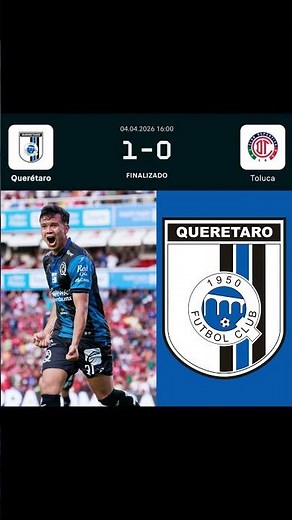 Queretaro 1-0 Toluca #queretaro #toluca #ligamx #futbolmexicano