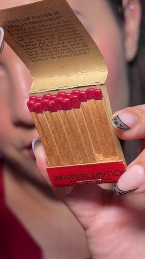 Testing Vintage Lipstick Matches From the 1930s
