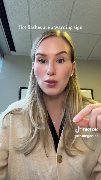 Hot flashes and night sweats are a warning sign and you do not have “tough it out” if you are experiencing them. #menopause #perimenopause #hormonereplacementtherapy #hotflashes #estrogen