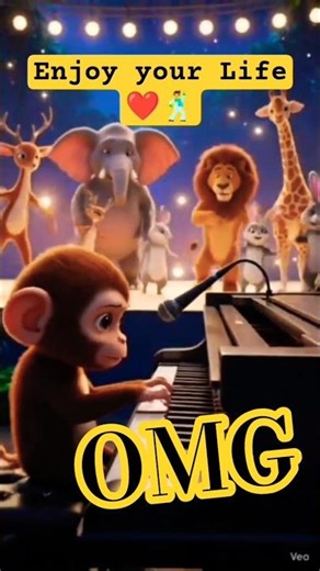 "When a Baby Monkey Becomes a Piano Legend 🎹🐒" #ai #viral ‪@MrBeast‬