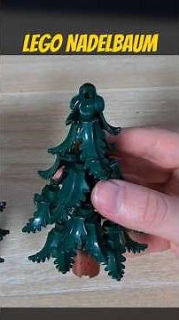 This is how every Lego pine tree in the Lego forest is built | #legotutorial #legoshorts