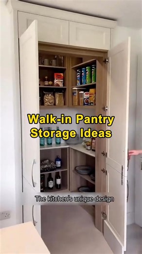 PA HOME on Instagram: "✨ Walk-In Pantry Storage Ideas ✨ It looks like a sleek cabinet… until you open it and step into a beautifully organized walk-in pantry! 🏡 Store dry goods, appliances, and everyday essentials — all hidden yet easy to reach. ✔ Seamless, built-in design ✔ Clutter-free counters & smarter organization ✔ Custom layouts made for your lifestyle A modern solution for kitchens that value both beauty and function. 📩 DM us today for a free design consultation! 📲 WhatsApp: +86 13534