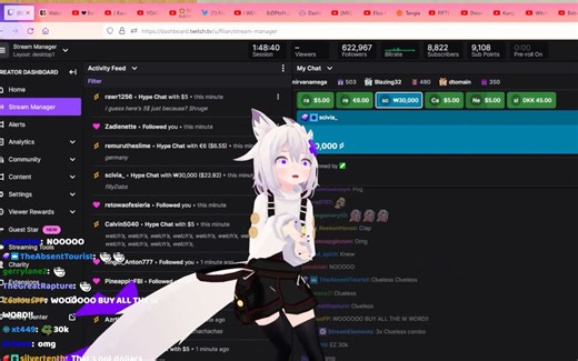 filian收到史上最大额的打赏并准备退休