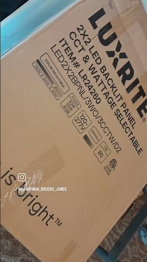 Luxrite LED light fixtures installation #luxright #handyman #wale #renovation #newjersey #luxrite