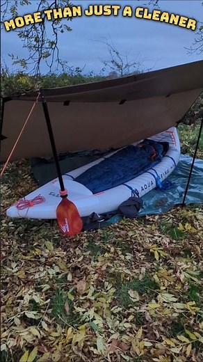 I slept in a kayak🛶⛺#inflatablekayak #wildcamping Aqua Marina Halve