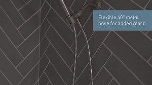 MOEN Attune 8-Spray 4 in. Dual Wall Mount Fixed and Handheld Shower Head 1.75 GPM in Chrome 218C0