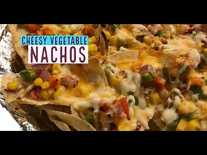 Cheesy Vegetable Nachos in Oven | Snacks | Quick & Easy