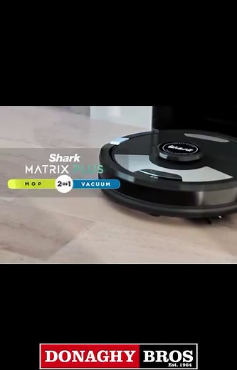 14 reactions | NEW PRODUCT JUST LANDED!  Meet the new Shark Matrix Plus 2 in 1 Robot Vacuum AND Mop! This new product combines suction power with sonic mopping for a complete clean from start to finish 﫧 Not to mention its really cute  #shark #home #giftlist #selfbuild #selfbuildni #discover #ninja | Donaghy Bros Electrical | Facebook