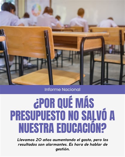 IDESA - Instituto de investigación | ¿Más plata o mejor gestión? La encrucijada educativa 🇦🇷 Durante dos décadas, nos convencieron de que la única forma de mejorar la... | Instagram