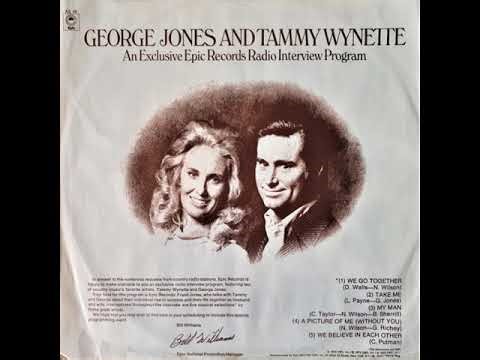 George Jones and Tammy Wynette - An Exclusive Epic Records Radio Interview Program (1973) (Promo)