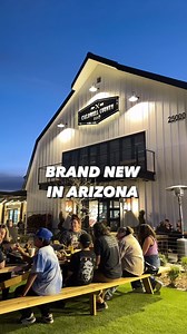 BRAND NEW IN ARIZONA! @pecanlake.entertainment just opened up yesterday and this place has it all! Here you can grab some BBQ from @caldwellcountybbq and a cookie from @sodarushaz before checking out their huge ropes course, putting course, VR experience, karaoke booth and axe throwing! There’s also tons to space for kids and dogs to walk around and a large outdoor screen where you can catch the game while you have a beer or cocktail! Plus they will be adding more dining options, electric go-kar