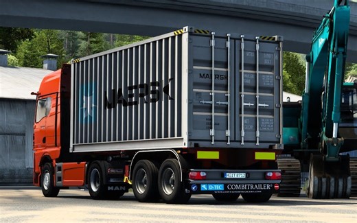 【YouTube】欧卡2mod_D-TEC 集装箱拖车|[ETS2 v1.47] D-TEC Containers Trailer