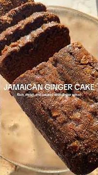 Jamaican Ginger Cake with Candied Ginger 🍰🔥 | Rich & Moist