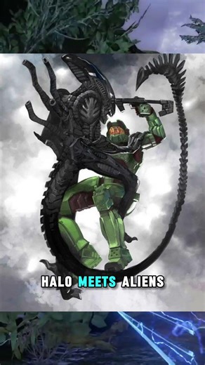 The Halo Alien Crossover That NEVER HAPPENED! 😱 #didyouknow #gaming #halo #aliens