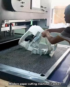 290K views · 123 reactions | Modern paper cutting machine in action #DieCutting #PaperProcessing #SmartMachine #IndustrialProcess #ModernTechnology | lamaestramiel | Facebook