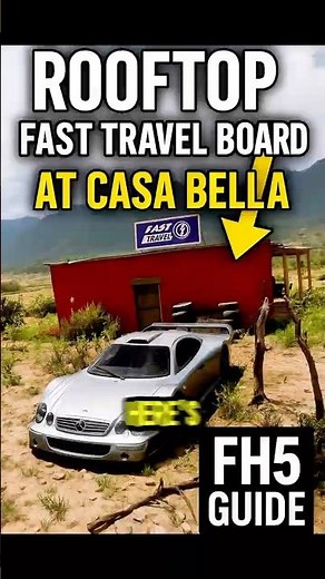 How to Get the Rooftop Fast Travel Board Near Casa Bella | Forza Horizon 5 Tip