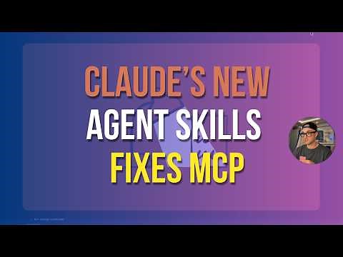 Claude Skills Just Fixed MCP's Biggest Problem (First Impressions)