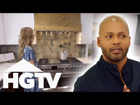 Michel Designs A Custom DIY Faux Brass Range Hood | Luxe For Less