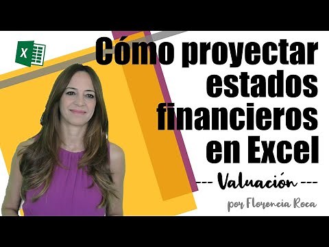 💖Cómo proyectar estados financieros en Excel? Valuación🟨