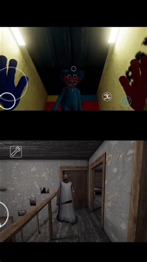 Huggy Wuggy Vs Granny Poppy Playtime Chapter 1 #shorts #poppyplaytime