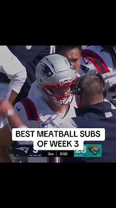 MEATBALL SUBS OF THE WEEK #fyp #viral #nfl #football #meatballsub | Drake Maye