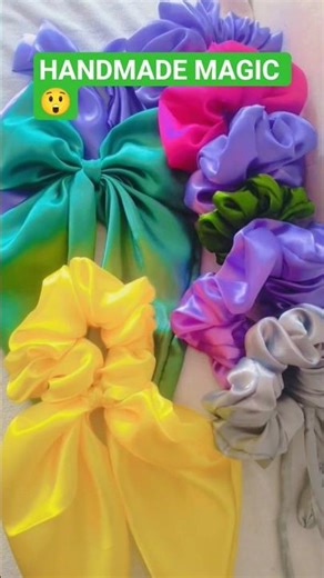 How To Make Scrunchies At Home ❤️/simple business At Home /ORDER PACK 📦#scrunchies #yt #trending
