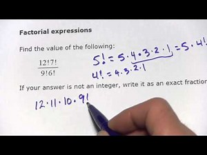 Factorial Expressions