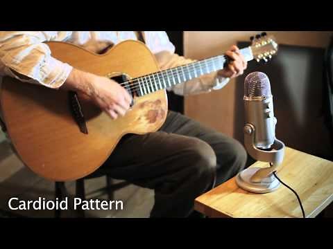 Blue Yeti USB microphone - Pickup Pattern Examples