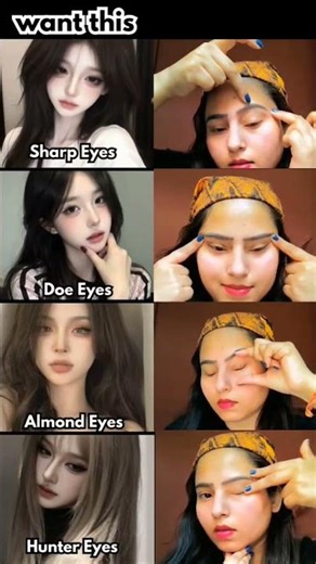 Sharp Eyes Doe Eyes Almond Eyes HunterEyes 👀✨