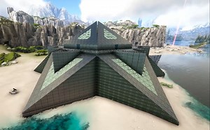 方舟生存进化_建筑_ARK_ 泰克星型金字塔 (Speed Build)