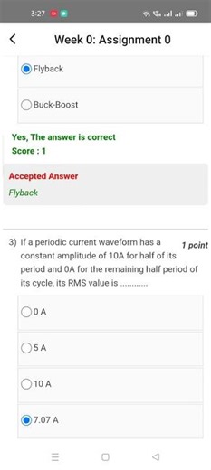 Power Quality Improvement Technique WEEK 0 KEY NPTEL 2026