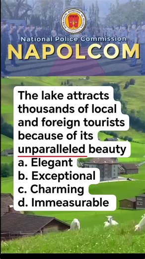 17K views · 1K reactions | Napolcom exam review / English vocabulary #CSEReview #NAPOLCOM #exampreparation | Arturo Infornon Malag Jr. | Facebook