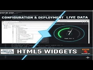 AVEVA InTouch HMI 2023: How to Build & Use HTML5 Widgets (Step-by-Step)