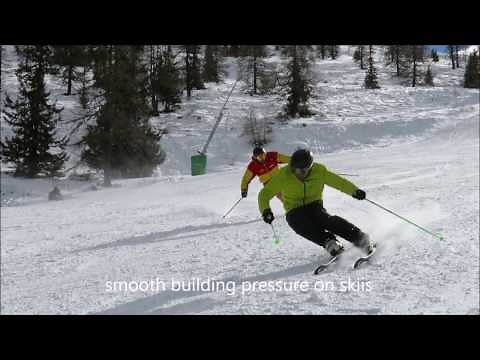 Carving ski technique