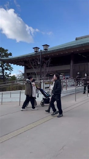 Peaceful vibes in front of Miyajima’s Ferry Terminal, Japan.