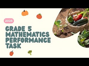 PEP 2025 Grade 5 Mathematics Performance Task