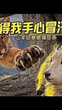 Survival Against All Odds: How Did the Young Goat Narrowly Escape a Deadly Pursuit by a Cougar? #...