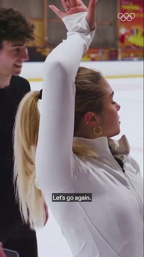 Recreating iconic moments from #PyeongChang2018 with Sofia Val and Asaf Kazimov!🤩 #Olympics