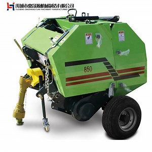 [Hot Item] Portable Small Round Baler with Grass Square Hay Baler