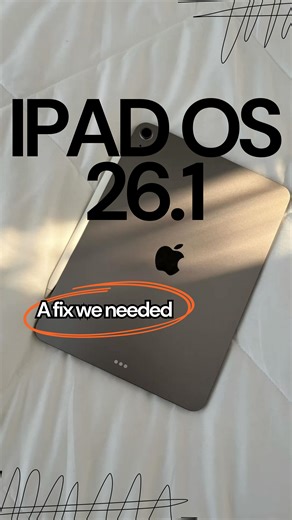 Rebekkah Kaur on Instagram: "🚀 iPadOS 26.1: Small Number, BIG Updates! 🤩 Don’t let the “.1” fool you—iPadOS 26.1 dropped some surprisingly useful features! Here are the 4 changes you need to know about right now: ✨ New Features Breakdown 1️⃣ Video Scrubber Glow-Up: The video scrubber is now much clearer and easier to use! It pops up with a cool frosty background, making it highly visible and functional. 2️⃣ Apple Music Quick Skip: Changing songs in the mini media player just got easier! Now yo