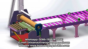 Plate Bending Machine 3D animation