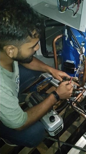 AC Outdoor Unit Wiring Work ⚡ | Real HVAC Site Work | NS Cool Service 2025