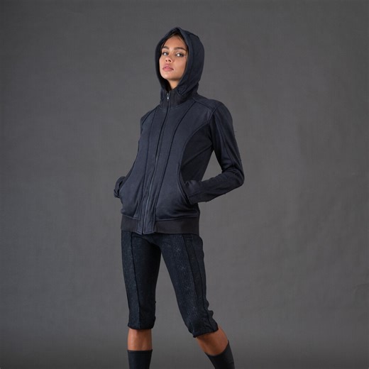 Cyberpunk Organic Cotton Zip-up Hoodie: Alien Reptilian Style - Etsy UK