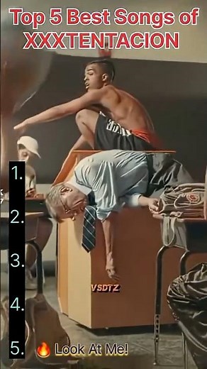 Top 5 Best XXXTentacion Songs 🔥🎤 #Shorts