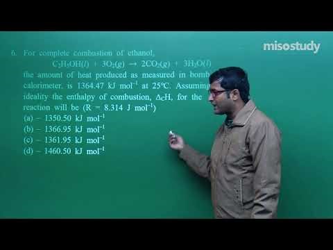 JEE Chemistry | 08. Thermodynamics & Thermochemistry | JEE Main Pattern Question Exercise | In Hindi
