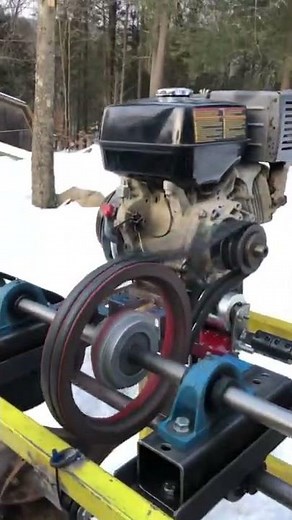 DIY snowboarding rope tow extra video