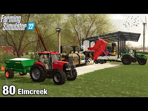 MAKING OUR OWN LIME FROM CRUSHING STONES - Farming Simulator 22 FS22 Elmcreek Ep 80