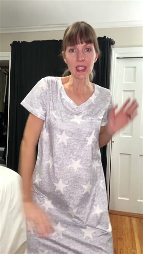 Comfy + Cute t-shirt nightgown!