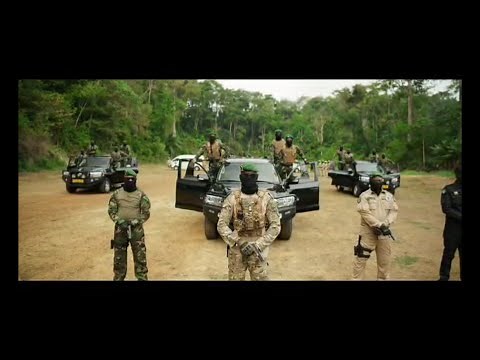 Gabon: Démonstration des Forces Armées et de Défense Gabonaises