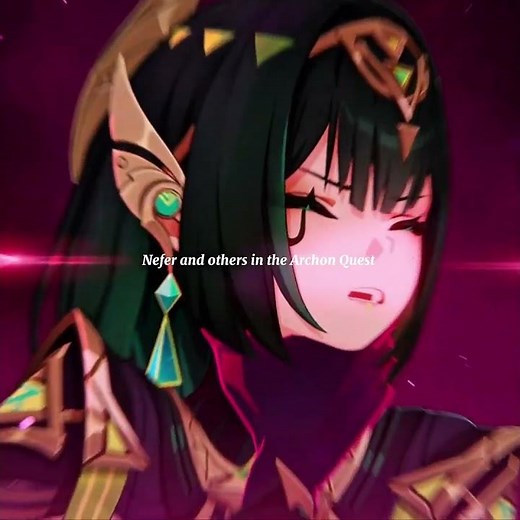 Nefer and others in the Archon Quest #genshinimpact #music #genshin #shorts